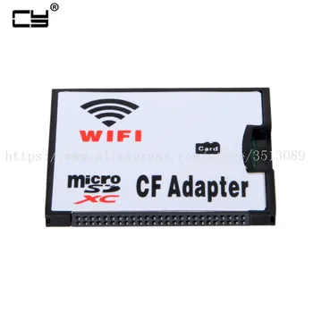 

WIFI Adapter Memory Card TF Micro SD to CF Compact Flash Card Kit for Digital Camera