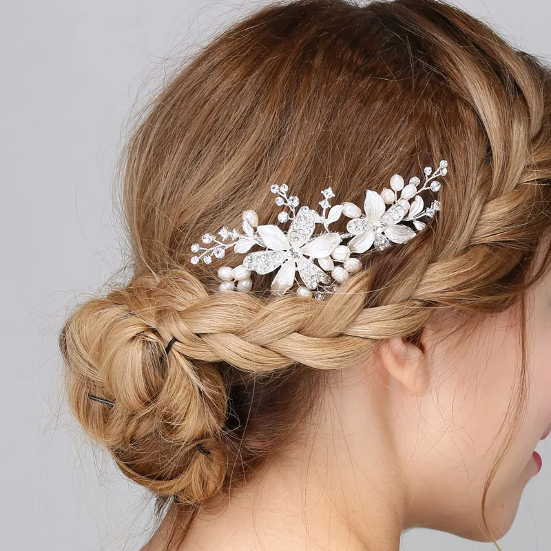 AC3080 Pearl hair comb (4)