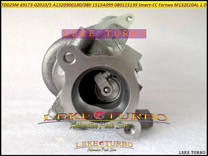 Turbo TD025M 49173-02010 49173-02015 A1320900180 A1320900080 1515A099 080115139 For Smart CC Fortwo 3B21 M132.930 M132E10AL 1.0L  (4)