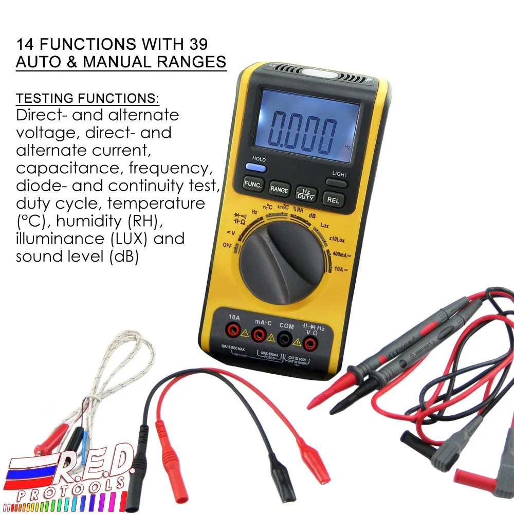 Portable 5in1 Digital Double Insulation Auto and Manual Ranges