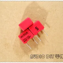 10 шт./50 шт. WIMA FKP2 220pF 100V 100v220pf 5% фольга пленочный конденсатор 0.22nF 221