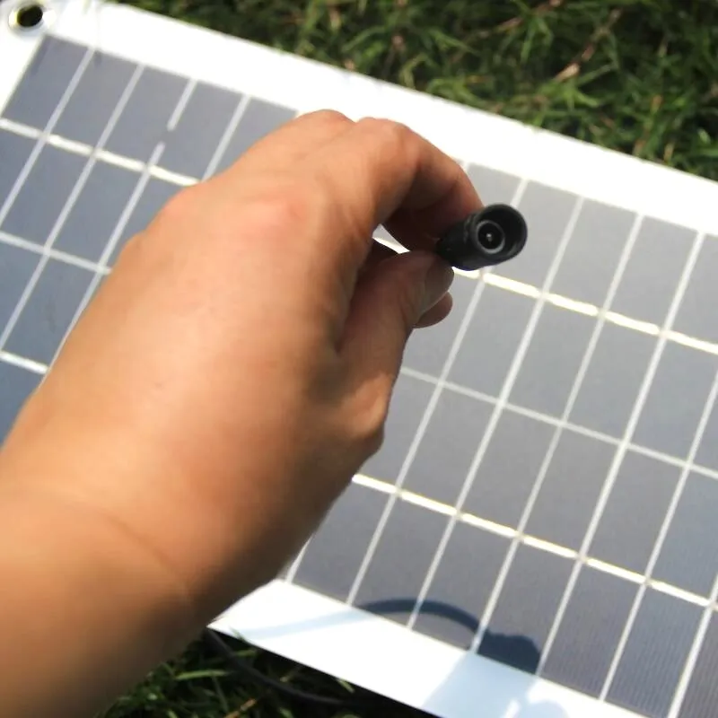 CLAITE 10,5 Вт 18В поликристаллических Панели солнечные Зарядное устройство Sunpower solar Cells для кемпинга автомобиля 12V Батарея 5V мобильный телефон Solarparts