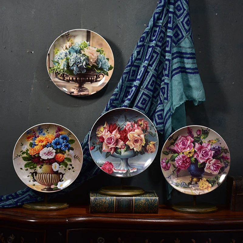 

Palace Flowers and plants ceramics wall ornamentation Living room Bedroom Decorations