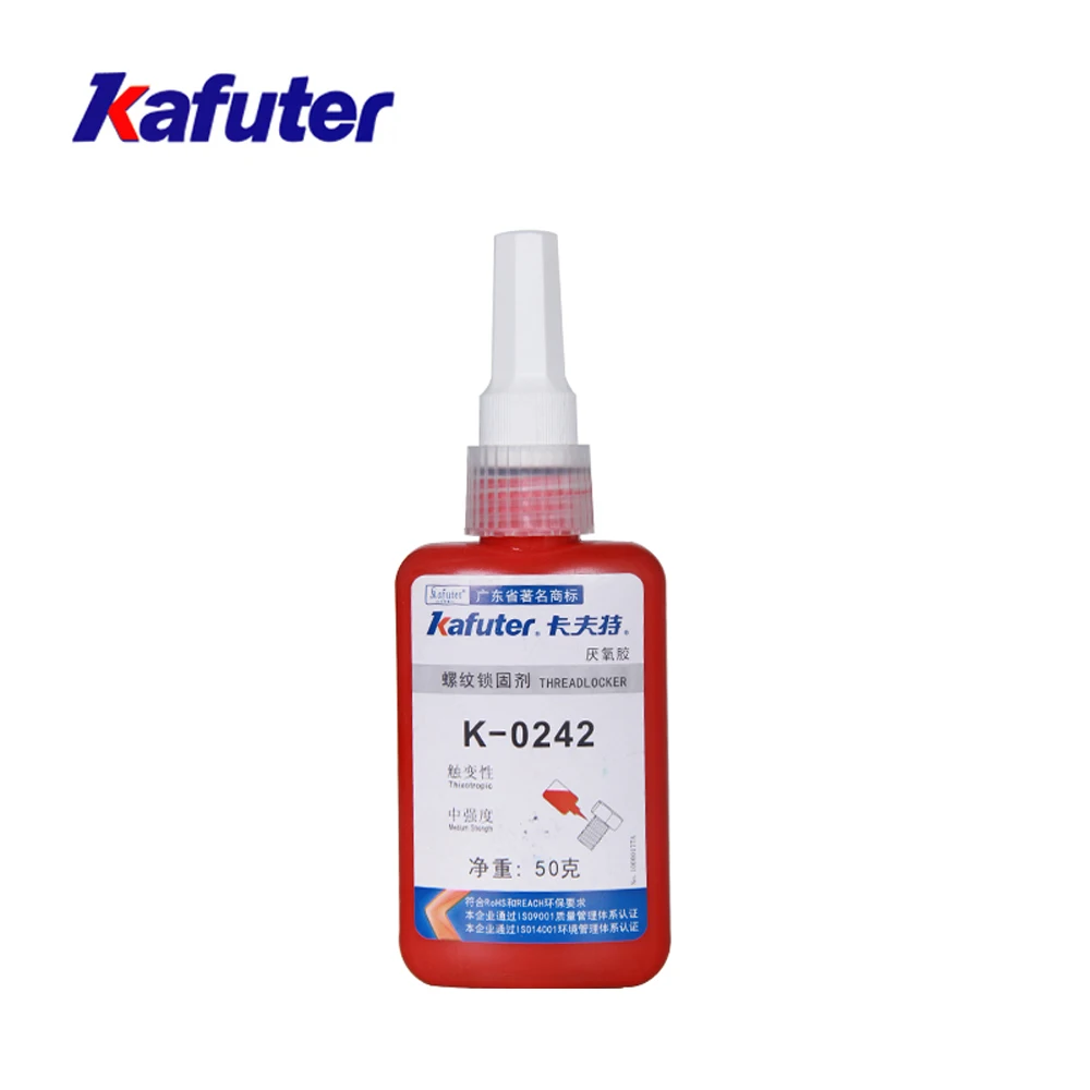 

Genuine Kafuter K-0242 50g Liquid Glue Blue Anaerobic Adhesive Sealant Fast Curing Screw Glue Thread Locking Agent