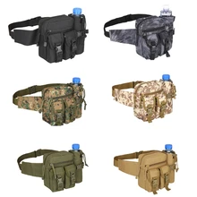 THINKTHENDO мужской тактический пояс для бутылки с водой Поясная Сумка для кемпинга для военных камуфляж