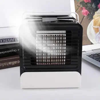 

USB Mini Portable Air Conditioner Fan Negative Ion Air Cooler for Office Home Liquid Air Fresheners Air cooler