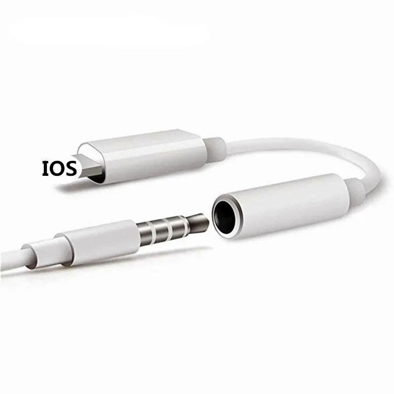 ABAY 3.5mm Jack Headphone Adapter for Iphone IOS 10.2 for Lighting Plug