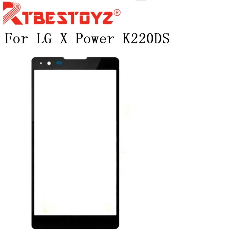 RTBESTOYZ Внешний стеклянный объектив для LG X Power K220DS K220 LS755 US610 K450 Замена ЖК передняя