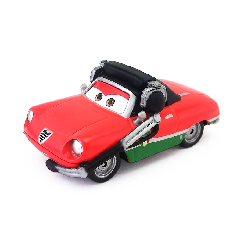 Disney Pixar Cars игрушечный автомобиль Франческо шеф повар guisppe Motorsosi литой металл 1:55
