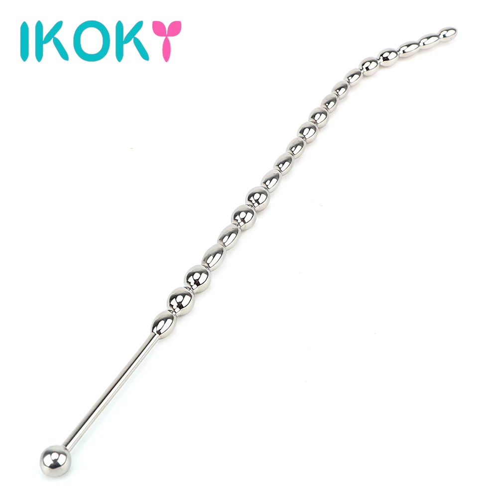 IKOKY Urethral Dilators Sex Toys For Men Male Masturbator Stainless Steel Sex Sounds Penis plug Catheters Urethral plug urethral dilator silicone urethral dilator