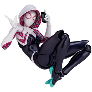 

NEW hot 16cm Spider-Man: Into the Spider-Verse Gwen Stacy Action figure toys Spiderman doll Christmas gift with box