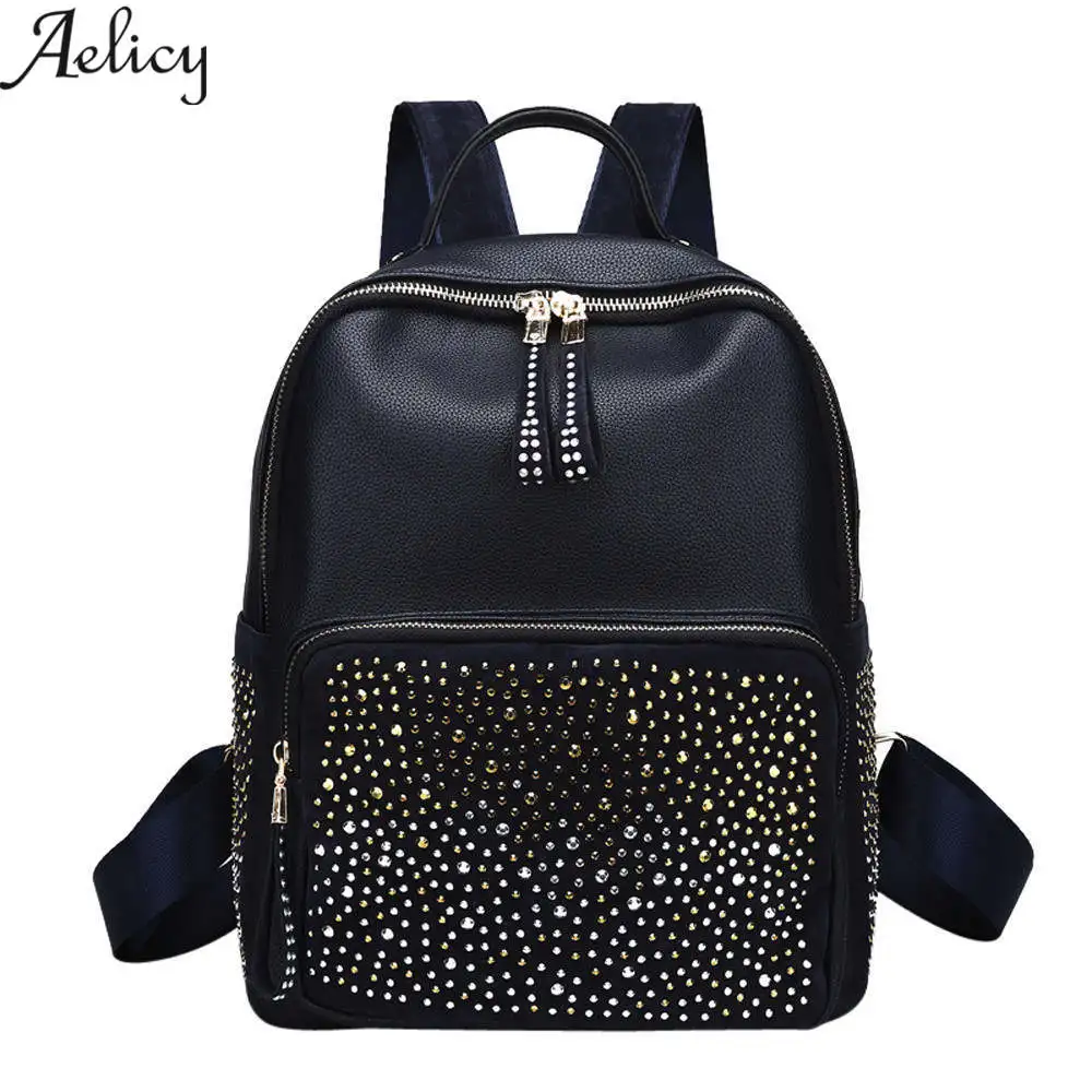Aelicy/роскошные женские рюкзаки модная сумка через плечо из искусственной кожи с