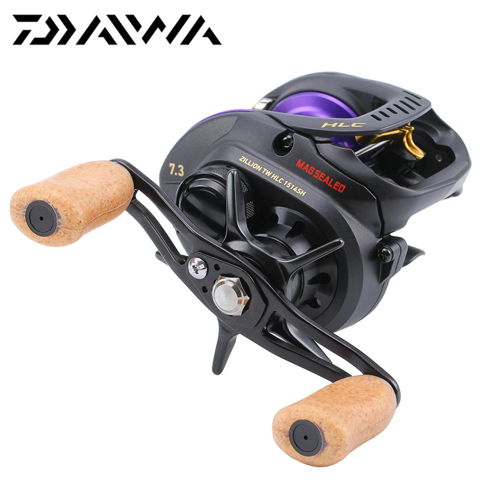 Daiwa бренд ZILLION TW HLC 1514SH 1514SHL правая левая рука baitcasing Рыболовная катушка соленой воды длинный Литой TWS G1 рыболовное колесо