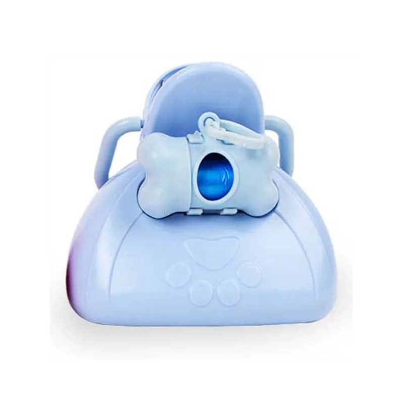 Прочный Толстый Пластик собака Pooper Scooper с костью Форма отходов сумка