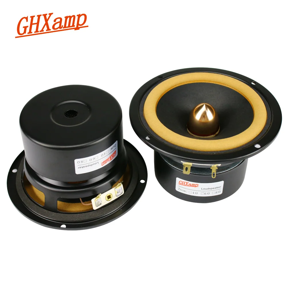 Ghxamp Hifi 4 inch Full Range Speaker 4ohm 25W