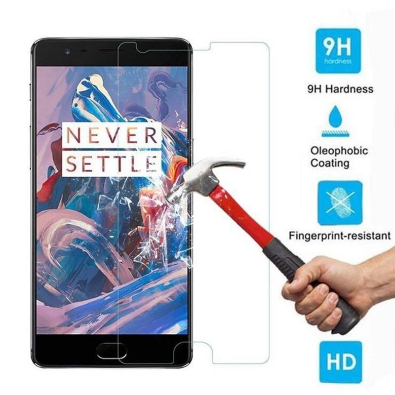 

For Oneplus 3 3T A3000 A3010 Tempered Glass For one plus 3 3T Screen Protector For oneplus3 oneplus3T Protective Film case