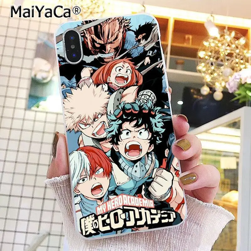 MaiYaCa аниме мой герой Academy deku bakugou Boku no Hero Academy чехол для телефона для iphone 11 Pro 8 7 6 6S Plus X XS MAX 5 5S SE XR