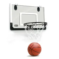 Щит с кольцом для мини-баскетбола с мячом 18 дюймов x 12 дюймов небьющаяся задняя панель