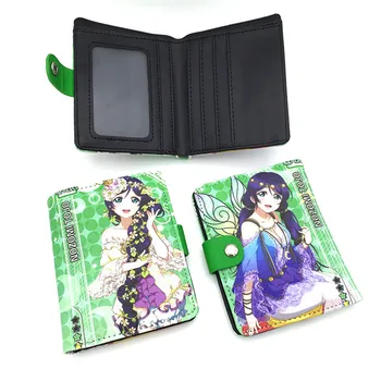 

Japanese Anime Love Live Wallet Lovelive School Idol Project PU Leather Purse Credit Card Holder Wallets Free Shipping