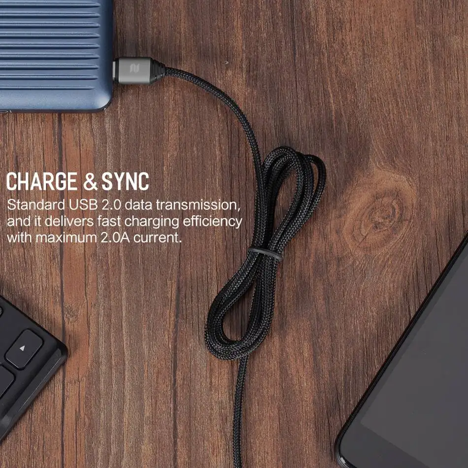 ROCK type c для освещения iPhone кабель металлический 1 м для Lightning USB C кабель для передачи данных для iOS 8 9 10 11 нейлоновый плетеный шнур для зарядки