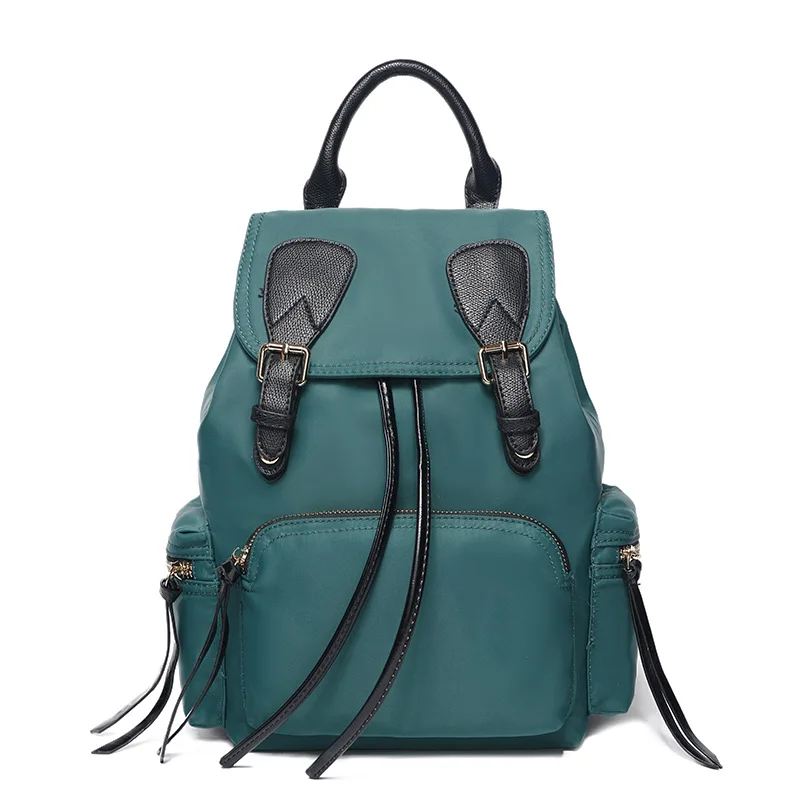 Роскошная дизайнерская Кожа Рюкзак Женская дорожная сумка рюкзаки на шнурке школьная сумка для девочек сумки на плечо рюкзак
