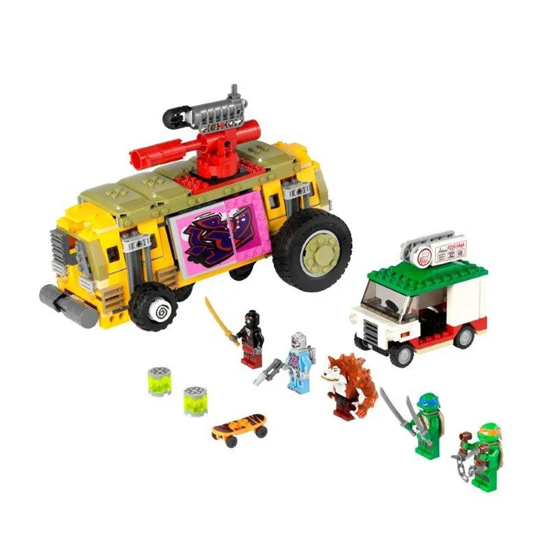 Новый создатель Enlighten Ninja The Shellraiser Street Chase DIY строительный набор блоки Обучающие
