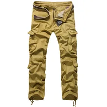 Новое поступление модные мужские брюки высококачественные хлопковые брюки-карго армейские военные брюки