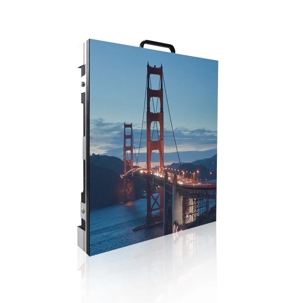 

P2.0 smd full color indoor led screen, high refresh rate 4K 16:9 ration die casting aluminum led video wall display