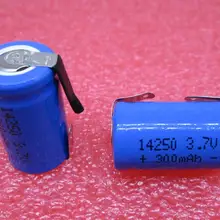 Новая батарея 14250 ER14250 LS14250 3,7 V 300mah перезаряжаемая литиевая батарея 1/2 AA Li-Ion батареи ноги