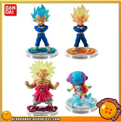 "Dragon Ball супер" Оригинальные BANDAI Ultimate Класс/ug 06 Gashapon ПВХ игрушки Рисунок-полный набор 4 шт. Вегета Broly дзен-о