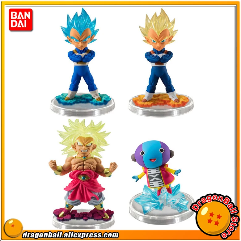 

Dragon Ball Super" Original BANDAI Ultimate Grade / UG 06 Gashapon PVC Toy Figure - Full Set of 4 Pieces Vegeta Broly Zen-Oh