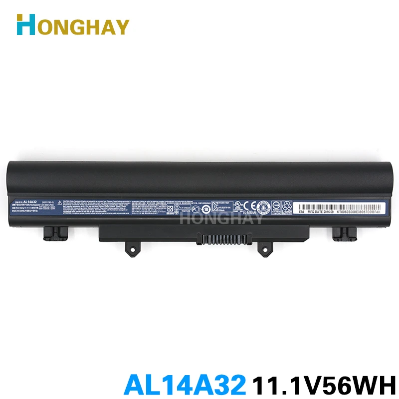 Аккумулятор для ноутбука Honghay AL14A32 Acer Aspire E14 E15 искусственная фотография|battery for acer