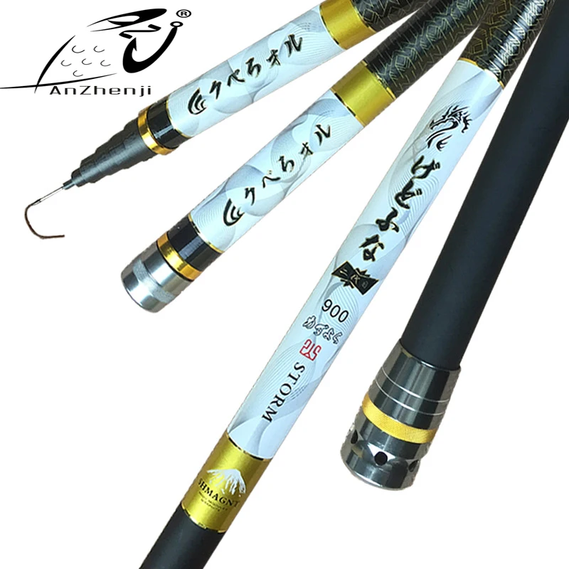 

Ultra Light Hard Sream Fishing Rod Carbon Fiber Carp Long Pole 8m 9m 10m 11m 12m 13m 14m 15m Hand Fishing Rods Accessories