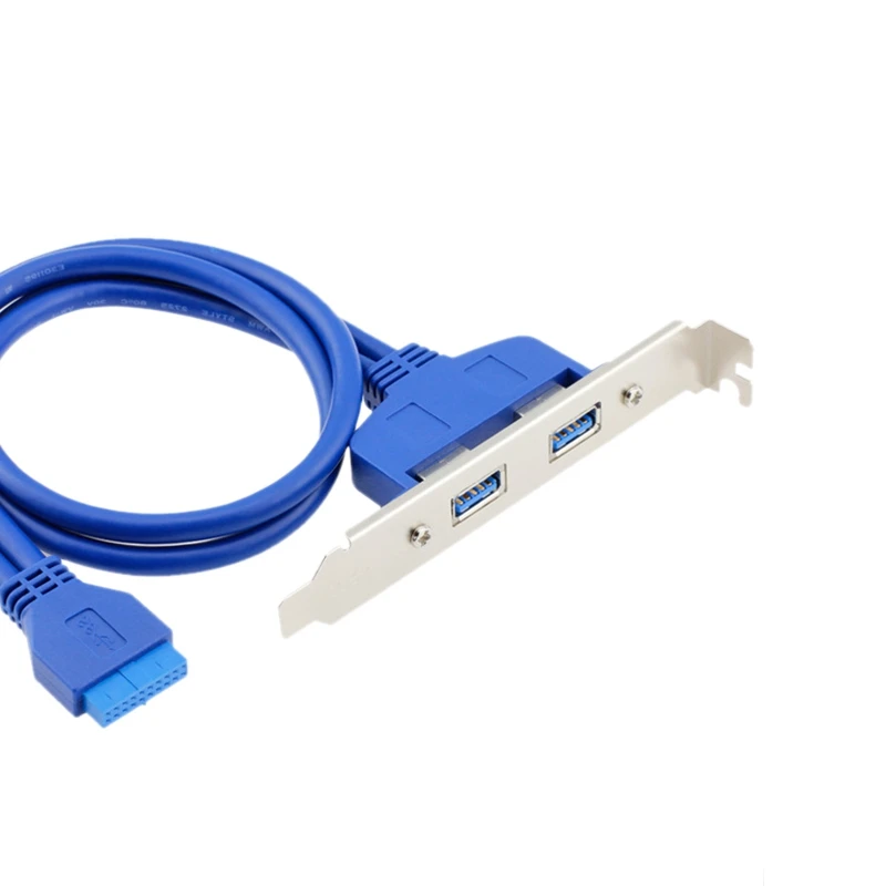С перегородкой 20Pin к Usb3.0 два порта расширения перегородки линии материнской