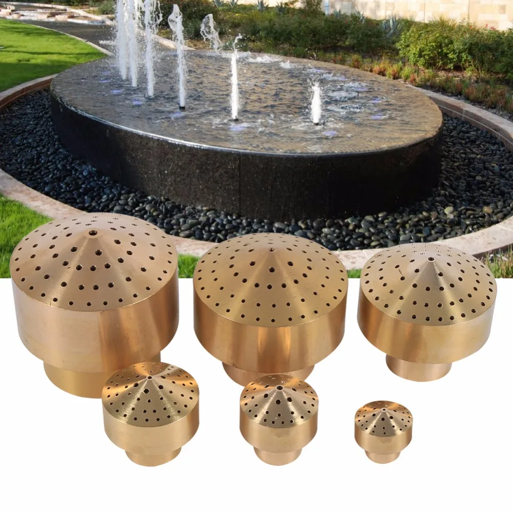 Новинка хит продаж 1/4 'Ƈ/2'' 3/4'' 1'' 3/2'' латунная колонна садовый пруд