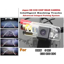 Smart Backing Tracks Camera / HD CCD Night Vision Rear View Parking Reverse For BMW 5 M5 E39 E60 E61