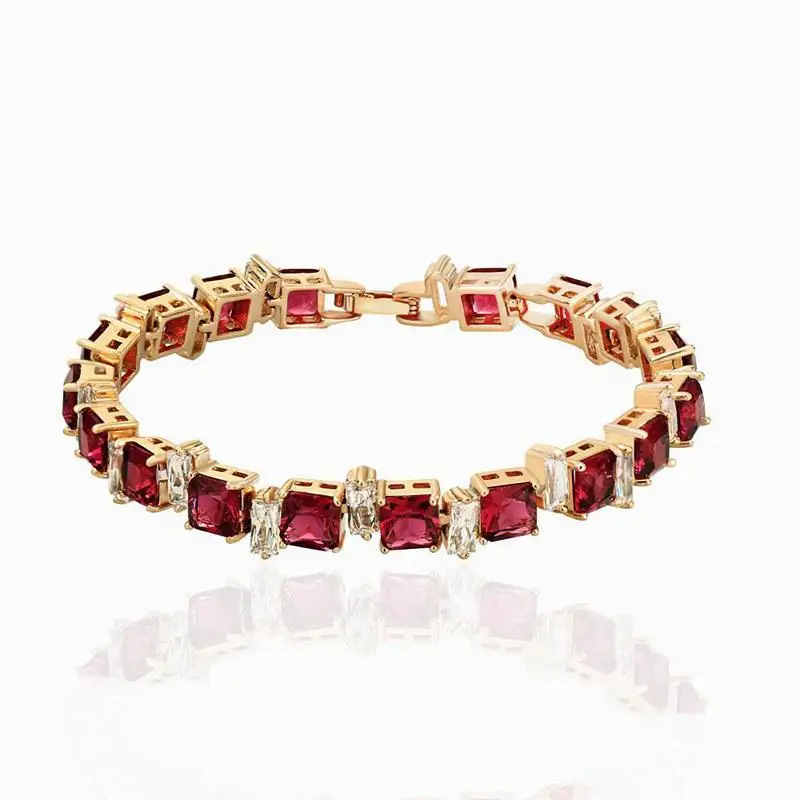 

2019 Hot sale Gold-color colorful Bracelet For Women jewelry Manufacturers In Europe And America gift to choose