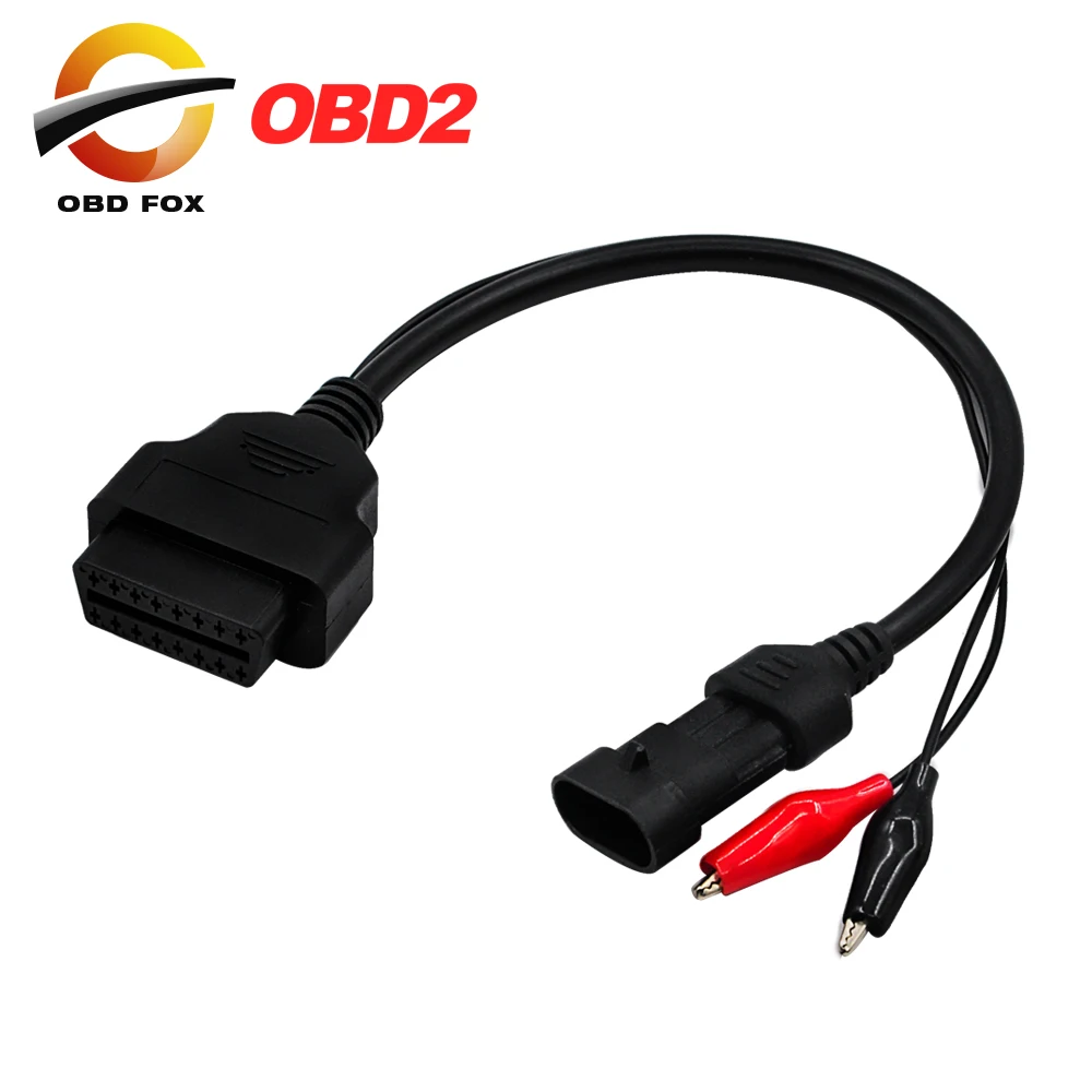 

For FIAT for Lancia for Alfa Romeo 3 Pin 3Pin Male to OBD OBD2 OBDII DLC 16 Pin 16Pin Female Car Diagnostic Tool