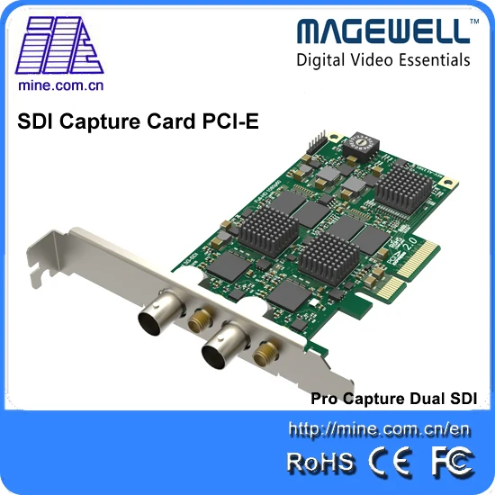 

Magewell Pro Capture Dual SDI Input HD Video Capture Hardware SDI200Pro with Loop out