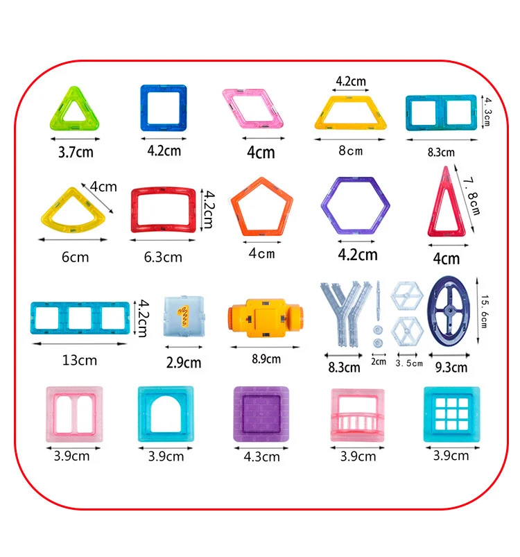 Мини-конструктор для сборки магнитных блоков развивающий Набор для строительства модели и строительные игрушки ABS Магнит конструктор детский подарок