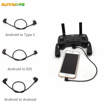 

Type-c Android Micro USB Fits IOS Lighting Data Cable Line for DJI SPARK/ MAVIC 2 PRO / AIR Controller/ Samsung/ iPhone/ Tablets