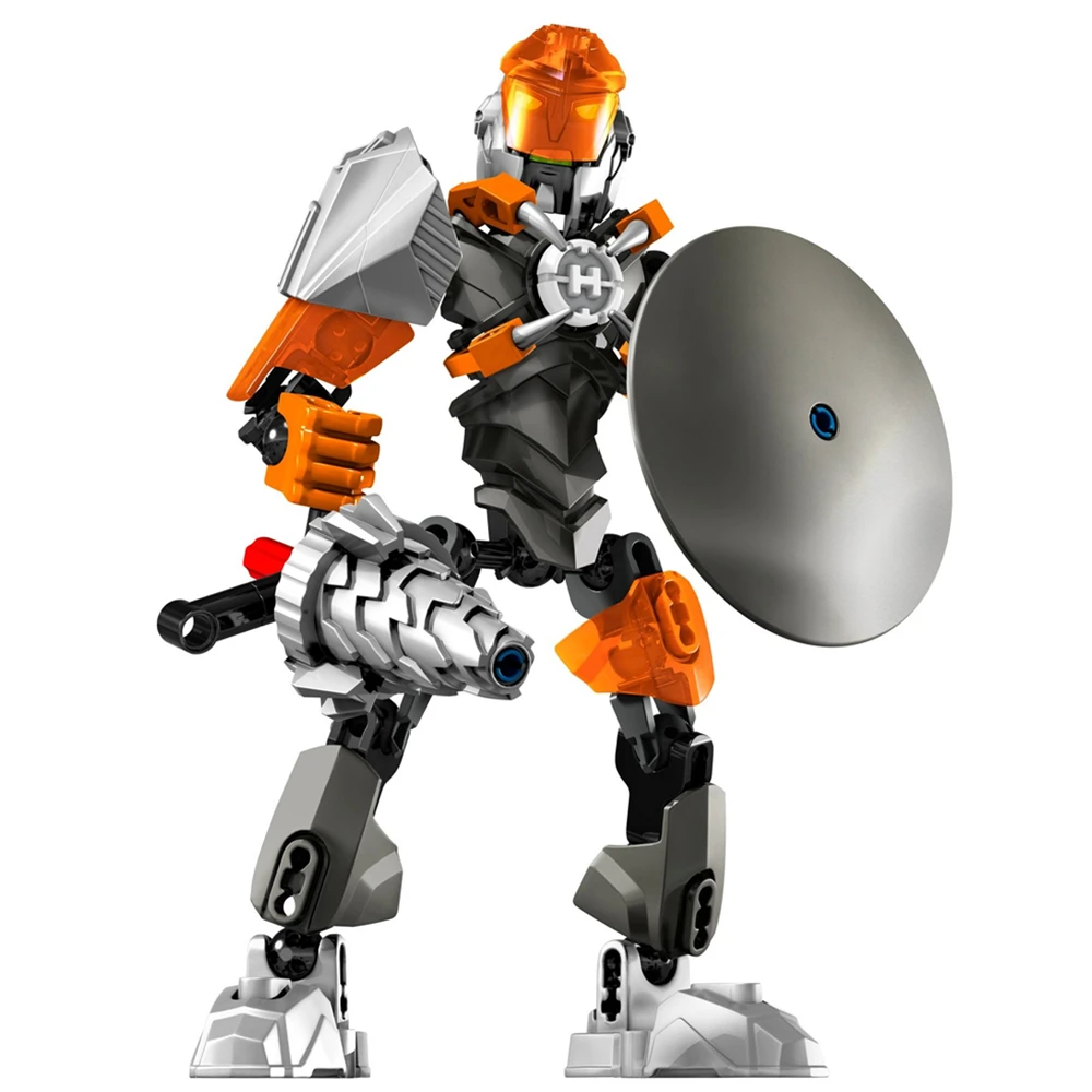 

20CM Villans BULK 44004 Robot Brain Attack Hero Factory 5 Star Soldier Action Figure Building Minifigures Blocks KidS Toys Gifts