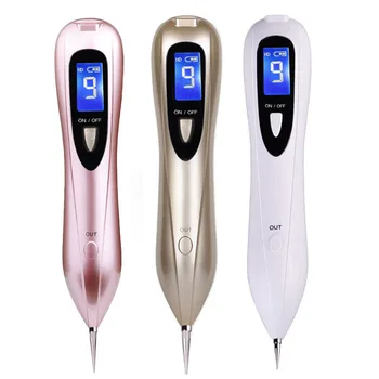 

2018 LCD Laser Skin Tag Remover Dark Spot Mole Wart Freckle Verruga Rremoval Pen Tattoo Washing Face Skin Care Beauty Machine