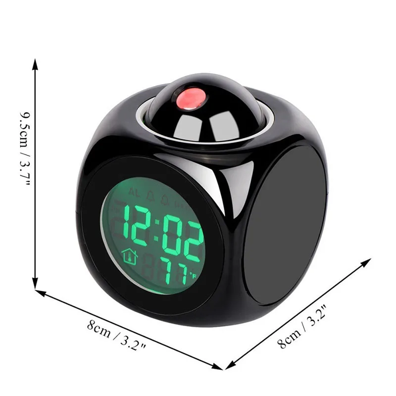 Alarm Clock Night Light With ProjectorLamp (7)