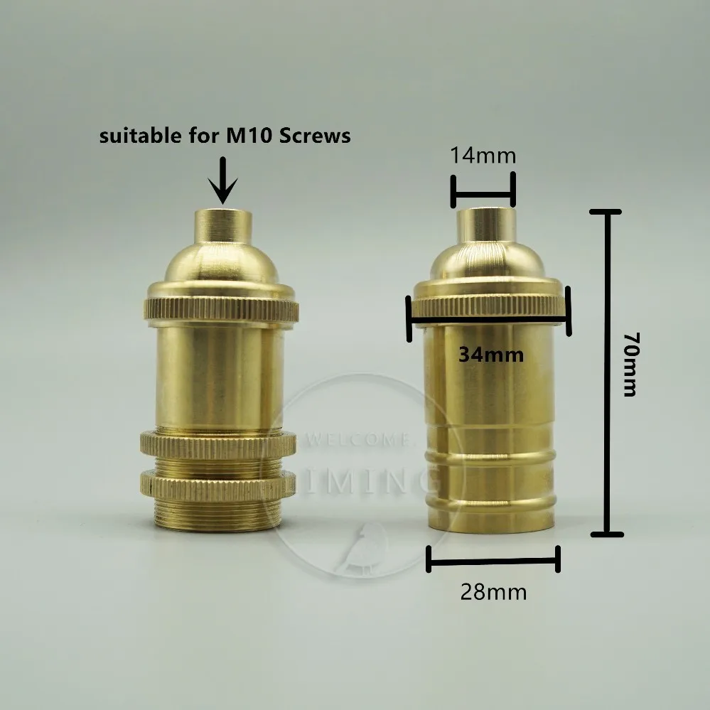 E14 латунный светильник, патрон для лампы Эдисона, Ретро стиль, сделай сам, подвесной светильник, база, ретро патрон для лампы Эдисона, патрон для свечи