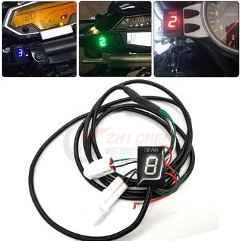 

Motorcycle 6 Speed Gear Meter LED Display Indicator 1-6 Level Gear Indicator For Yamaha FZ1 FZ6 FZ6R FZ8 FZ R 6R FZ400 400
