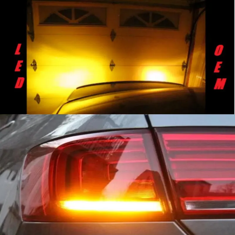 Евро задняя Поворотная сигнальная лампа для Citroen XSARA Estate Picasso янтарные индикаторные огни bau15s canbus 2 шт