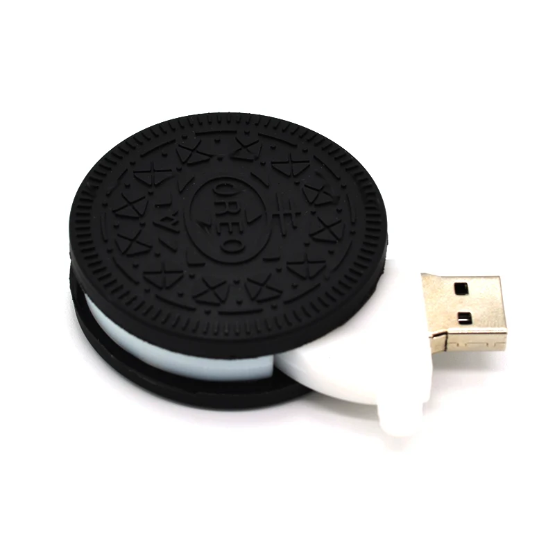 4GB/8GB/16GB/32GB/полный Ёмкость милые Oreo форма для печенья флеш диск USB 2 0 флешки Car Key Memory