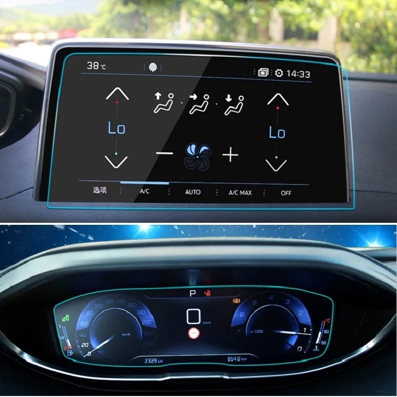 Автомобильная gps навигация закаленное стекло экран Защитная пленка для peugeot 3008 5008 3008GT 4008 аксессуары