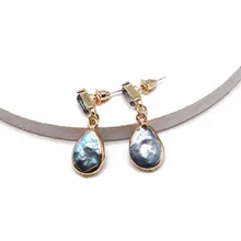 Милые каплевидные милые жемчужные серьги